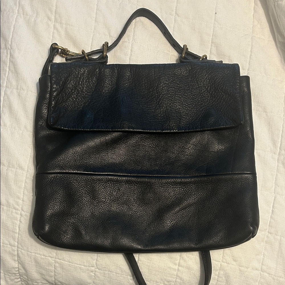 Elegant Black Leather Women's Bag